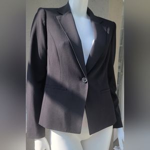 Anne klein black single button  blazer size 4